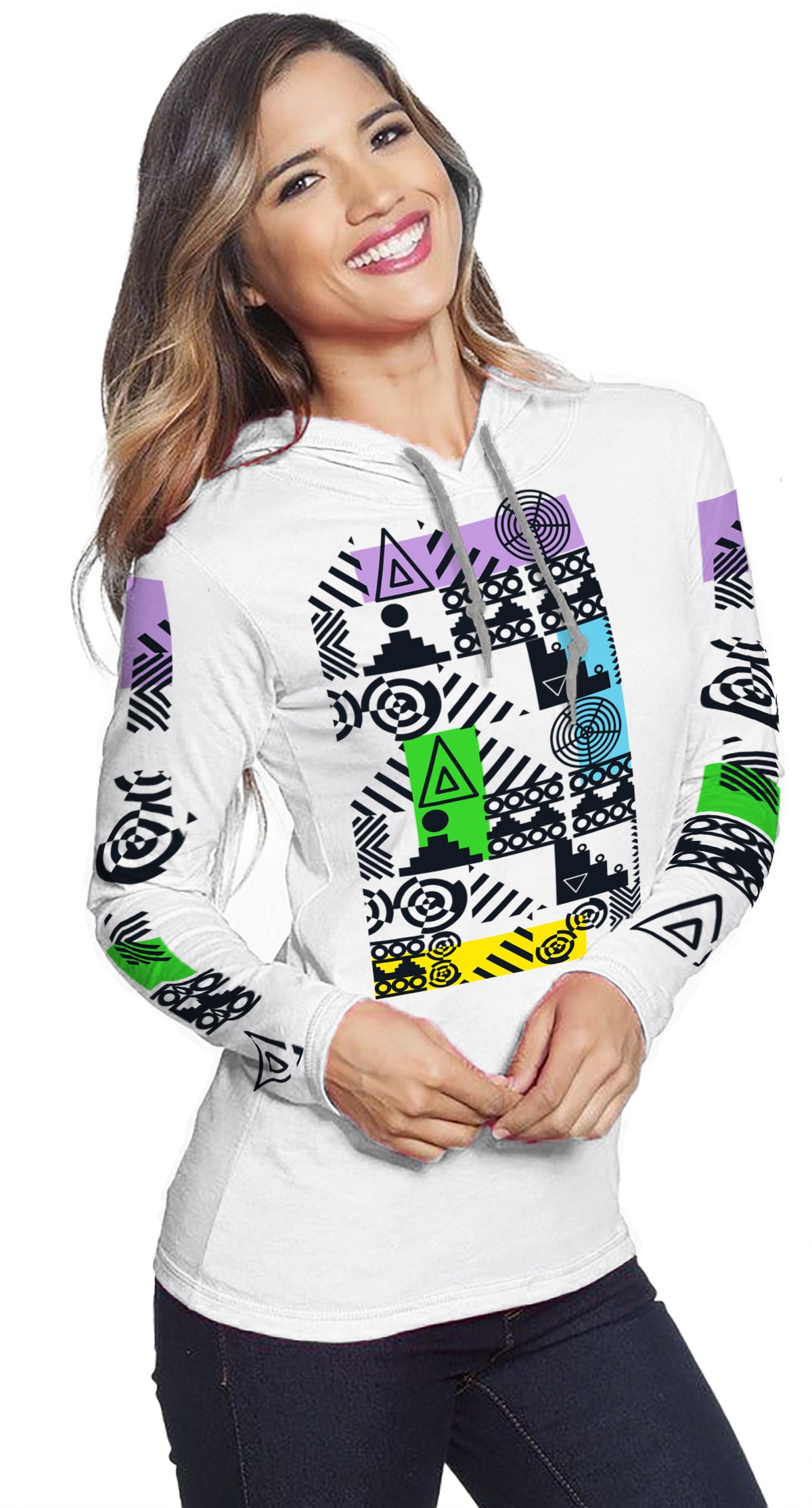 ALIEN Long-Sleeve Hooded T-Shirt