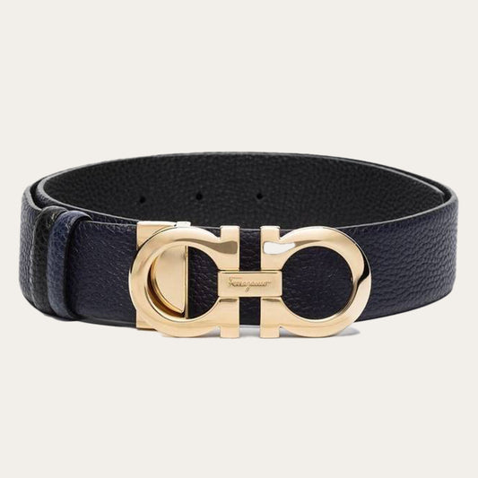 Reversible And Adjustable Gancini Belt