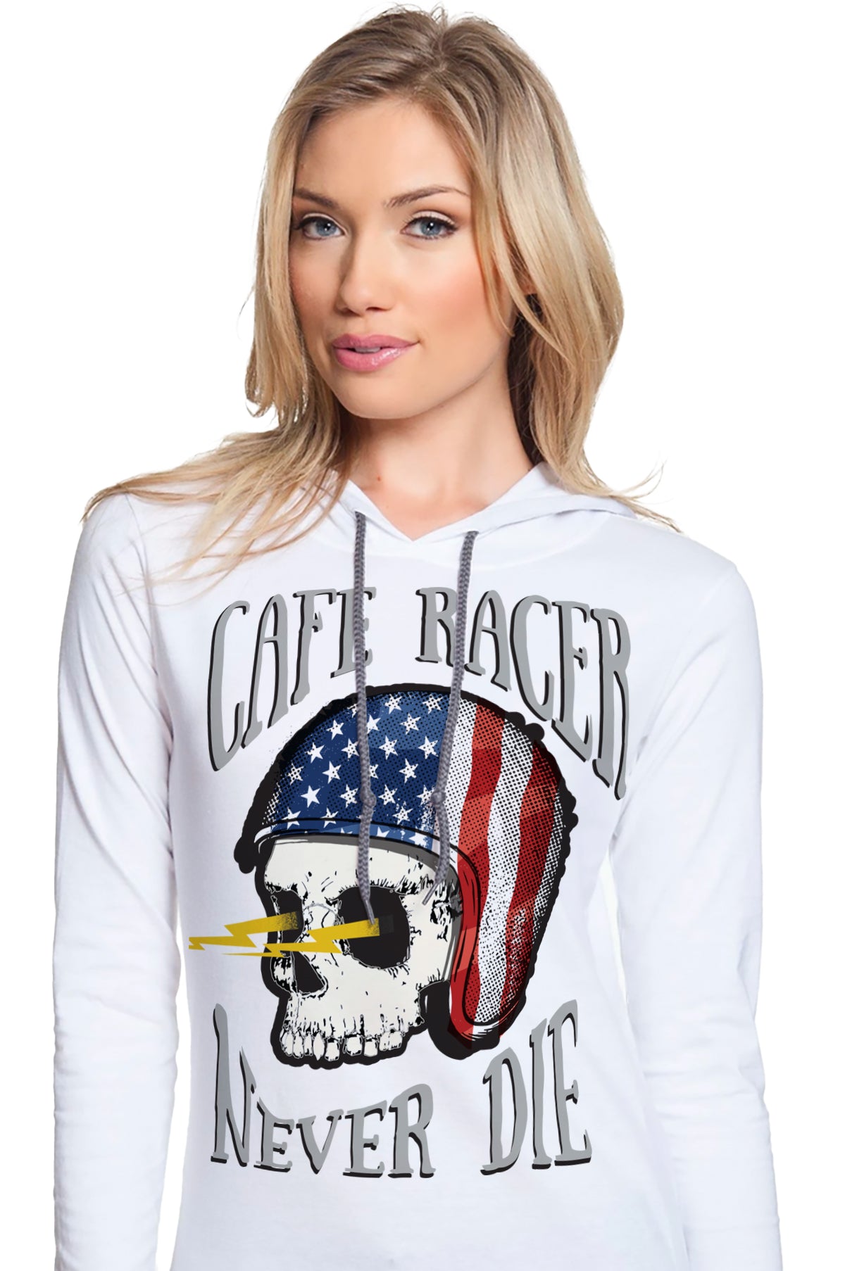 CAFE RACER Long-Sleeve Hooded T-Shirt